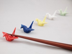 Chopstick Rest Folded Paper Crane Made in Japan Celebration Lucky Goods
