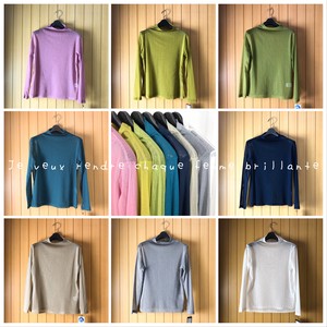 T-shirt Long Sleeves Cotton Cut-and-sew