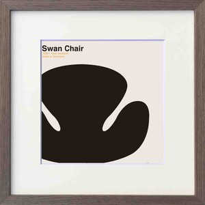アートフレーム　やすかわ　としあき Toshiaki Yasukawa Swan Chair