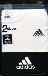 【グンゼ】adidas2枚組Tシャツ（5組単位・1組単位）