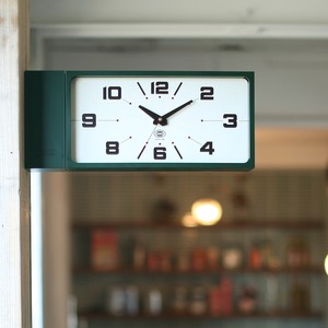 Undecided [DULTON] FACE GREEN Both Sides Wall Clock