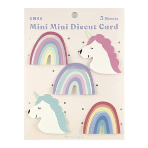 Greeting Card Mini Rainbow Die-cut