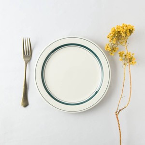 Mino ware Main Plate Western Tableware 2-inch 19.5cm Made in Japan