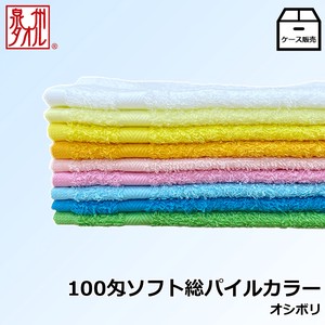 Case Sales 100 soft Towel Made in Japan All Pile Plain