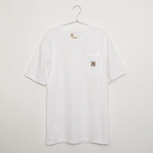 CARHARTT Tシャツ WORKWEAR POCKET S/S T-SHIRT K87 メンズ WHITE WHT カーハート