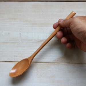 ☆長い柄が特徴・ビビンバスプーン【正規品・木製】長〜いビビンバスプーン　ナチュラル