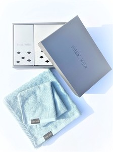 Veil Breaking Dawn Imabari Face Towel Imabari Bathing Towel Blue
