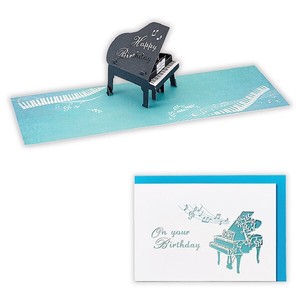 レーザーピアノ【誕生お祝い／立体カード】