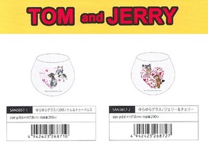 トム＆ジェリー　ゆらゆらグラス/LOVE