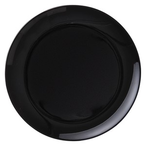 ブラック10吋ラウンドプレート パスタ皿 大皿 日本製 美濃焼