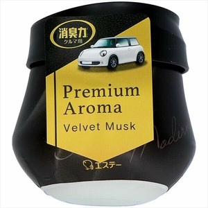 クルマの消臭力　Premium　Aroma　ゲルタイプ　ベルベットムスク 【芳香剤・車用】