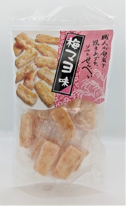 【ふじや】鉄板焼せんべい　梅マヨネーズ味　90g