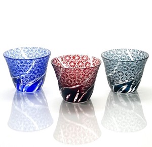 Chilled sake Iced Tea Kiriko Artisans Kiriko Glass Cup 3 Types