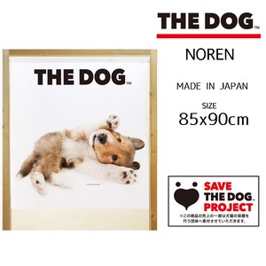 【受注生産のれん】THE_DOG シェットランドシープドッグ 幅85×丈90cm【日本製】