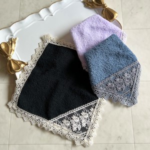 Made in Japan Princes Rose IMABARI TOWEL Handkerchief Adult Cased Lace Handkerchief