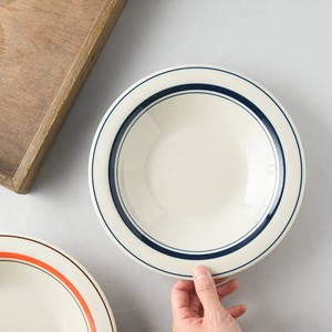 【特価品】スノートンブルー 8インチスープ(21.1cm)[B品][日本製/美濃焼/洋食器]