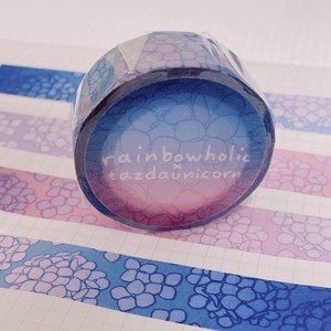 Rainbowholic x Tazdaunicorn あじさいマスキングテープ