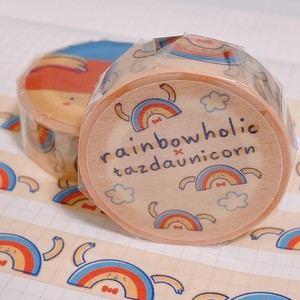 Rainbowholic x Tazdaunicorn レインボーちゃんマスキングテープ