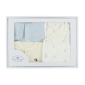 Made in Japan Gift BOX Babies Clothing 3-unit Set Yacht