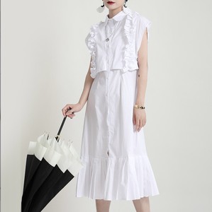 Casual Dress Pure White One-piece Dress