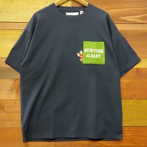 2022 For Summer Knitted Pocket Animal Mick Short Sleeve T-shirt