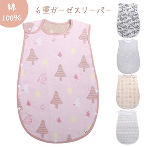 six-layered Gauze Sleeper Pajama Baby 3 Wear Gauze Size M
