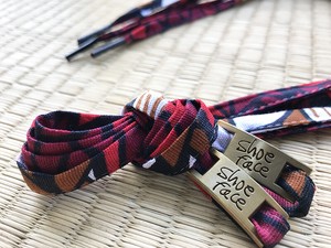 Kitenge shoelace for sneakers キテンゲシューレース 靴紐 スニーカー用 22-313A