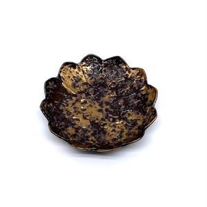 美濃焼■NOBLE GOLD■輪花皿