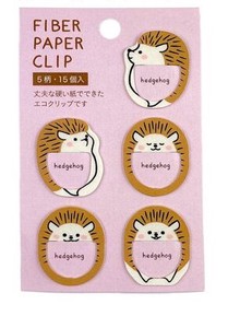 Fiber Clip Hedgehog made Japan Clip