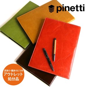 【イタリア製】PINETTI　VINTAGE　レザーノートL　クリアランス　セール【在庫処分品特価】