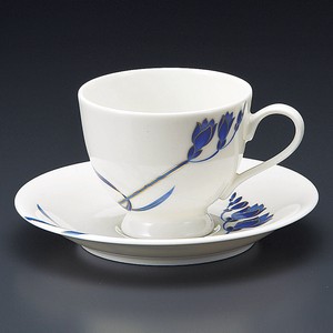 コーヒーカップ&ソーサー NBブルーラン 日本製 美濃焼 陶器