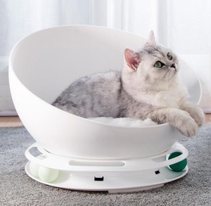 半円形 ペット用品 猫用おもちゃ 7.5KG 以内兼用 ベッド 洗える YMB576