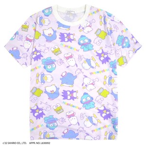 Repeating Pattern Sanrio Big T-shirt Pocket LL