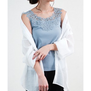 Flower Lace Attached Tank Top mitis