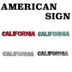 【BIGSALE Part.2】 映える看板 ヴィンテージフィニッシュ AMERICAN SIGN 「CALIFORNIA」