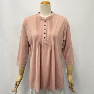 T-shirt Pintucked Pullover Spring/Summer Ladies'