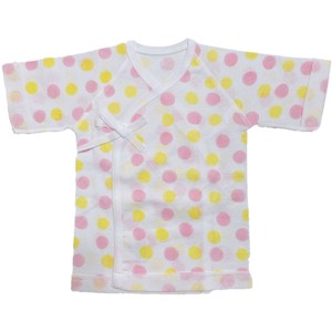 婴儿内衣 2023年 新款 粉色 圆点 立即发货 50cm 日本制造