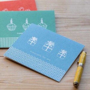 【フェアトレード】手漉き紙のグリーティングカード