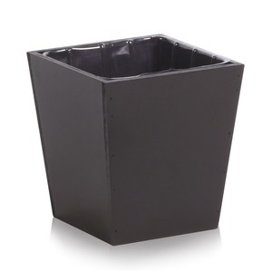 鉢 カバー MDF ケンガイ鉢3.5号 サイズに合わせた鉢カバー 植木鉢 カバー スタンド ブラック