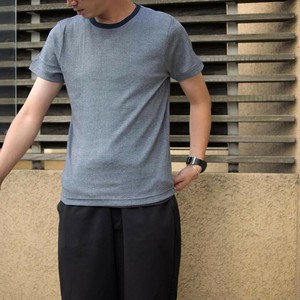 定番【ユニセックス】ロバート ピー ミラー/Robert P. Miller  パネルリブ クルーネックTシャツ