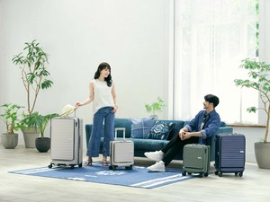 【旅行】【ビジネス】【直送可】業界最大級拡張機能・フロントオープン・ストッパー付きケース　MALIBU