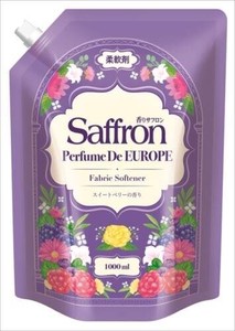 香りサフロン柔軟剤パフュームドヨーロッパスイートベリーの香り大容量1000ML