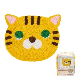 cat Sheet Cushion Handmade Kit Wool Acrylic Cat 3