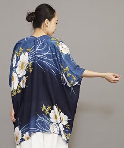 【カヤ】花束紋UV羽織 ○3D展 BEPPIN和装スタイル 着物羽織