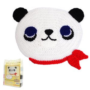 Panda Bear Sheet Cushion Handmade Kit Wool Acrylic Cat 7