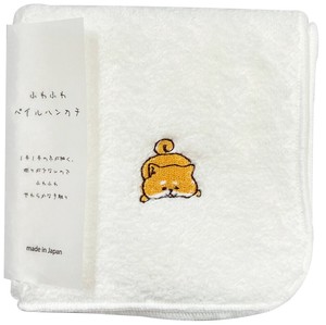 ふわふわハンカチ ゆるふわしば犬 ねむねむ