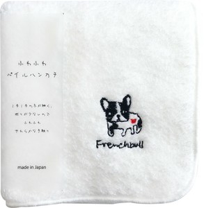 【7月上旬入荷予定】ふわふわハンカチ フレンチブル