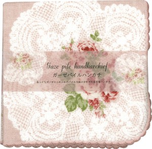 Pile Handkerchief Marie Lace Pink