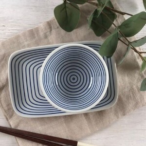 駒筋3.0小鉢・長角取皿  トレー ボウル 陶器 日本製 美濃焼