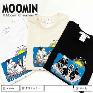 Collaboration T-shirt The Moomins Print Short Sleeve T-shirt C10 4 13 9